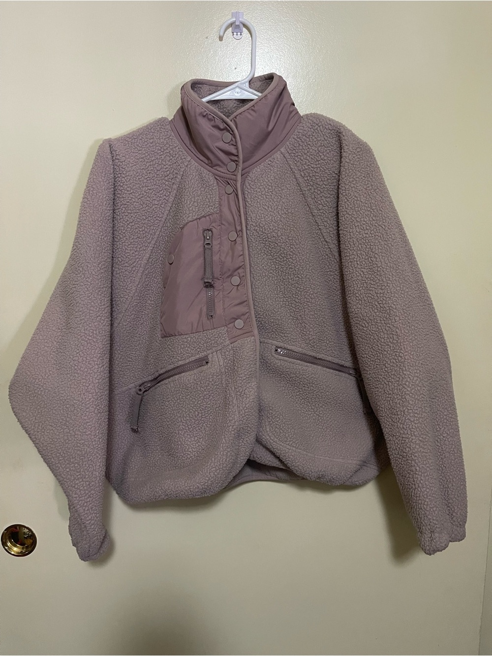 Free People Hit The Slopes Jacket Mauve